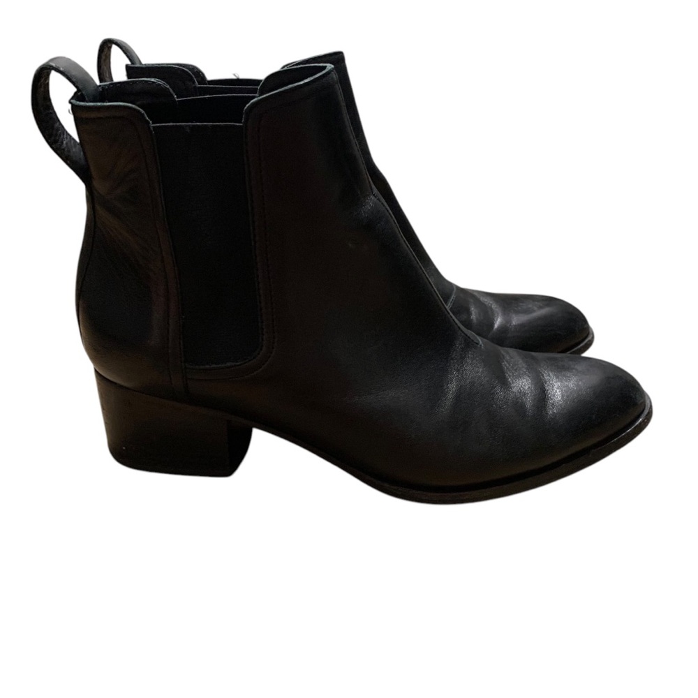 Rag & Bone Walker Chelsea Boots black leather ankle shoes women’s 8.5 biker
